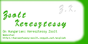 zsolt keresztessy business card